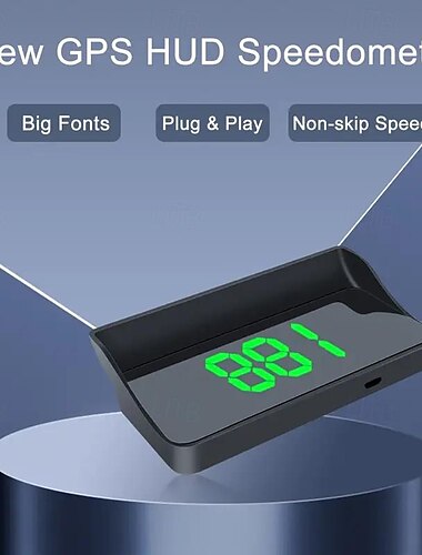  新しいHUDヘッドアップディスプレイGPSスピードメータースピードディスプレイ