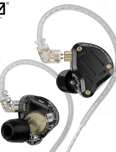  kz zs10 pro 2 metall øretelefon hifi i øret bass øreplugg 4-nivås tuning bryter hodetelefoner sportsmonitor lyd støyreduksjon headset