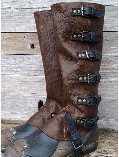  Retro Vintage Mittelalterlich Renaissance Schuhe Flache Jazzstiefel Gamaschen Pirat Ritter Wikinger Kostüm Herren Damen Unisex Maskerade Veranstaltung / Fest Maskerade Erwachsene Schuhüberzug