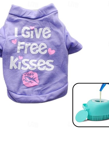  Hund Katze Hemd / T-Shirt Mode Niedlich Wasserdicht Atmungsaktiv Weich Waschbar Bequem Outdoor Alltagstauglich Hundebekleidung for Bichon Frise Zwergspitz Baby Haustier Papillon Klein