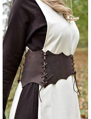  Mittelalterlich Renaissance Steampunk Cosplay Kostüm Taillengürtel Ren Faire Krieger Wikinger Keltischer Ritter Herren Damen Keltisch Vikinger Fantasie Maskerade Leistung Bühne LARP Erwachsene Gürtel