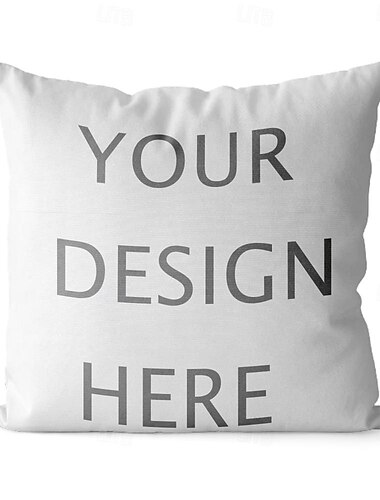  Custom Pillow Cover Add your Image Personalized Photo Design Picture Fashion Casual Pillowcase Cushion Cover 1pc Personalized Valentine Gift Custom Made