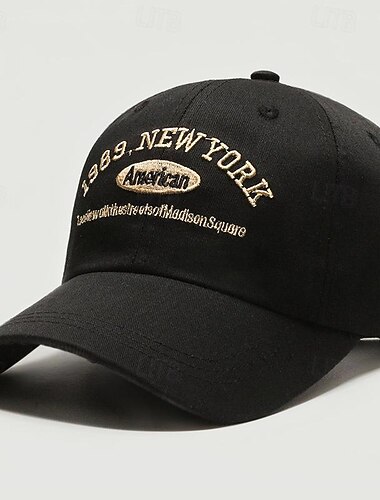  Per uomo Cappellino da baseball Cappello da sole Cappello da camionista Nero Blu marino Misto poliestere / cotone Con ricami Di tendenza Informale Strada Giornaliero Alfabetico Regolabile Crema