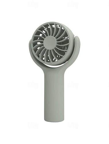  Rotierbarer Handheld-Elektroventilator – Tragbarer USB-wiederaufladbarer Mini-Reise-Kühlventilator als Geschenk für Frauen