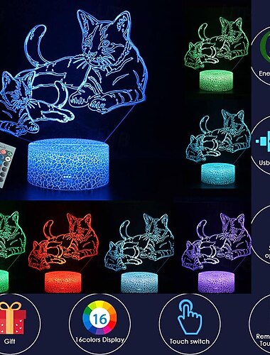  شجرة عيد الميلاد التحكم عن بعد المس باهتة وضع التدرج عيد الشكر عيد الميلاد بطاريات آ بالطاقة USB 1PC