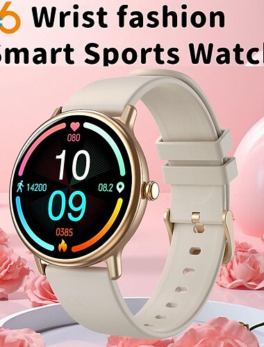  696 Y86 Smart klocka 1.43 tum Smart Klocka Blåtand Stegräknare Samtalspåminnelse Sleeptracker Kompatibel med Android iOS Unisex Handsfreesamtal Meddelandepåminnelse IP 67 42mm klockfodral
