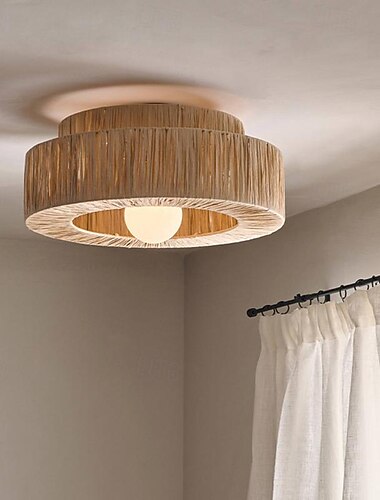  led taklampe rotting 28cm design luksuriøs moderne stil spisestue soverom pendellamper 110-240v