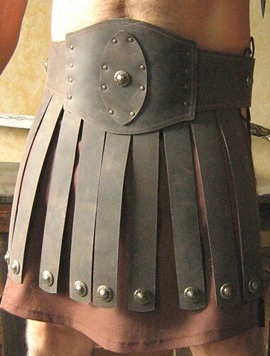  Retro / vintage Medeltida kostymer Kort / mini Kjolar Vapen och Rustning Skotska Utility Kilts Ren Faire Krigare Viking Herr Viking Halloween Maskerad Prestanda Vuxna Kjol Alla årstider