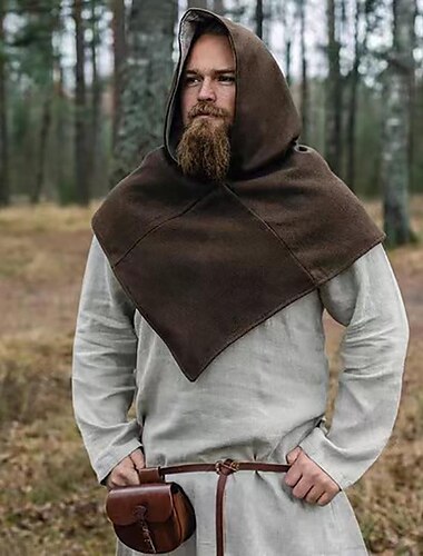  Retro Vintage Punk & Gothic Mittelalterlich Maskerade Schals Ren Faire Wikinger Ranger Elfen Bogenschießen Herren Damen Unisex Vikinger Fantasie Maskerade Party Erwachsene Schal Ganzjahres