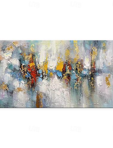  handgemaakte olieverf canvas kunst aan de muur decoratie moderne abstracte textuur voor woonkamer home decor gerold frameloos ongerekt schilderij