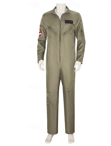  Ghostbusters Frosne imperium Cosplay Jakke Flyverdragt Film Cosplay for Herre Dame Voksen Karneval Maskerade Afslappet / Hverdag
