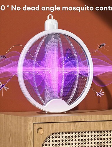  kokoontaittuva sähköinen hyttyssylkijä sähköinen hyttyssylkijä usb hyttysmurhaaja ladattava kotitalous 2-in-1 hyttyshävittäjä