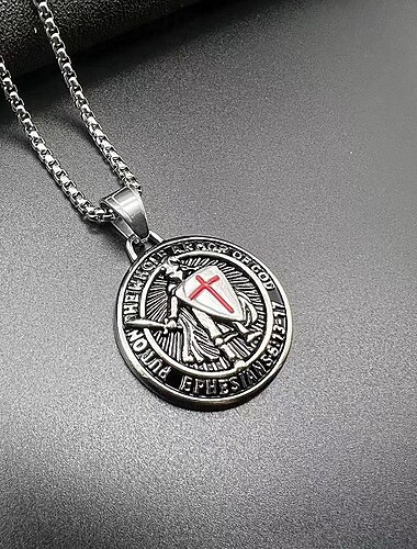  Halskette Retro Vintage Mittelalterlich Metalllegierung Für Ritter Ritter Wikinger Cosplay Unisex Modeschmuck Modeschmuck