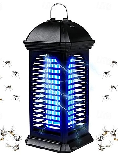  Lampe tue-insectes électrique – Lampe à insectes à 11W avec design catalyseur pour le contrôle des insectes en intérieur
