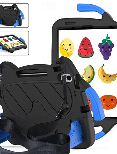  Tablette Hüllenabdeckung Für Apple iPad 10,9'' 10 iPad Air 5 ipad 9th 8th 7th Generation 10.2 inch iPad Air 3 iPad Pro 1. 11'' Griff Bleistifthalter Schulter Träger Karikatur PC