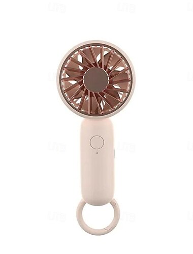  USB wiederaufladbarer Mini-Ventilator – Tragbarer Handkühlventilator für den Sommer Outdoor-Camping Reisen und Studium