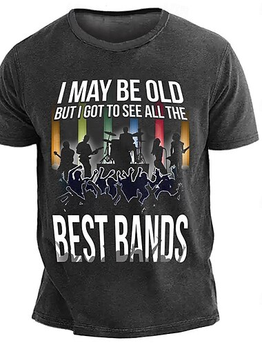  Men's Graphic T shirt Short Sleeve T shirt 3D Print Crew Neck Shirt Retro Vintage Street Style Sports Outdoor Holiday Going out Black Blue Purple Spring & Summer Clothing Apparel S M L XL XXL XXXL