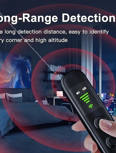  rilevatore rf anti-telecamera e rilevatore a infrarossiprotezione del rilevatore di segnale wirelessanti-tracciamentoprotezione della privacy dell'hotel