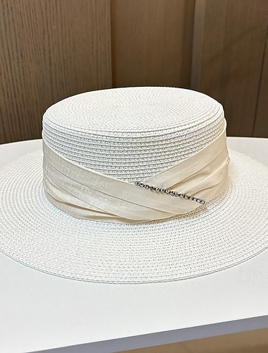  Sombrero retro vintage de 1950 para mujeres día de San Valentín Derby Ascot festival de carreras de caballos para adultos sombrero de cabeza para todas las temporadas