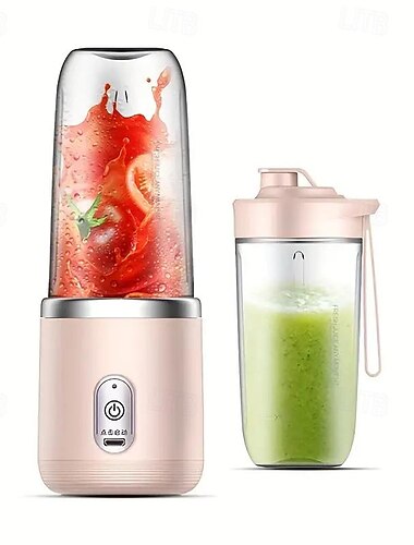  Extracteur de jus portable, petit extracteur de jus rechargeable, tasse multifonctionnelle pour la maison