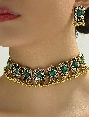  Jewelry Set For Women's Wedding Party Evening Gift Alloy Fancy