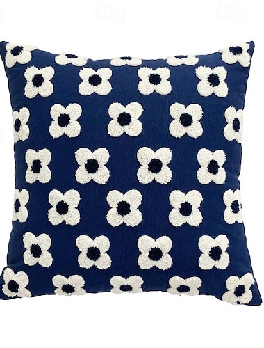  1 Stück Polyester Kissenbezug, Blumen Rechteckig Quadratisch Traditionell Klassisch