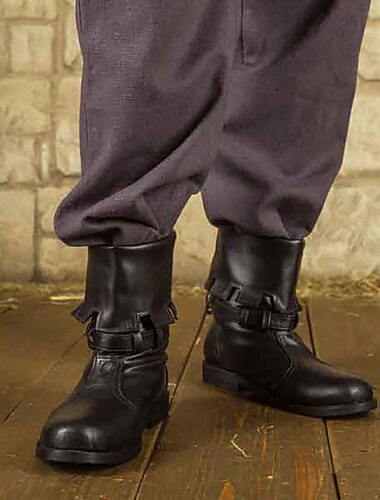  Retro Středověké Renesanční Boty Ploché jazzové boty Pirát Rytíř Viking Křižák Ranger Maškarní kostým Pánské Dámské Unisex Plesová maškaráda Večírek Plesová maškaráda Dospělé Boty Celý rok