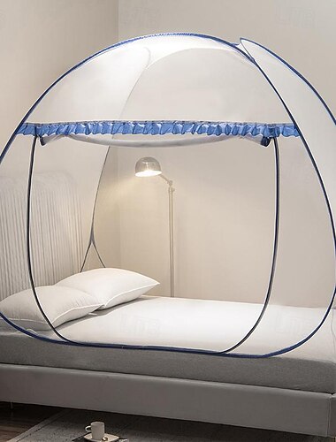  79" moskytiéra větší velikosti stan proti komárům pro zvýšení hustoty gázová moskytiéra na postel, domácí síť instalace zdarma