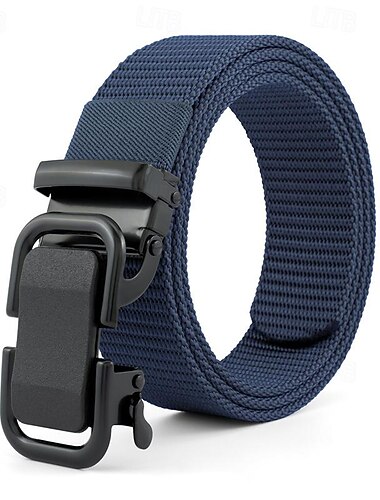  Voor heren riem Nylon riem Buiten riem Tailleriem Zwart Marineblauw Nylon Verstelbaar Heavy-Duty Effen Buiten Dagelijks