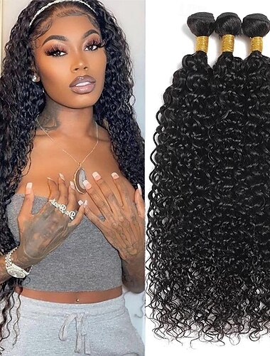  fasci ricci crespi capelli umani al 100% 9a fasci brasiliani di capelli grezzi capelli umani originali in promozione estensione dei capelli naturali umani