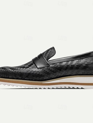  Herren Loafer & Slip On Formale Schuhe Abendschuhe Leder Italienisches vollnarbiges Rindsleder Komfortabel Rutschfest Slipper Hellbraun Schwarz Grün