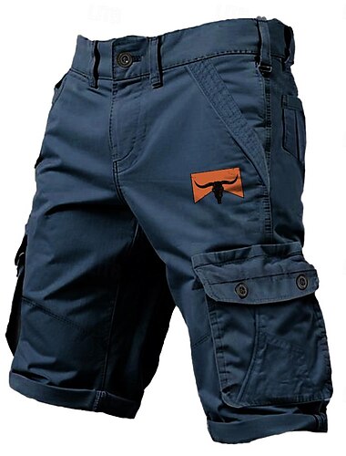  Homme Drapeau Short Cargo Taille médiale Classique Sport extérieur 6 poches Designer Vêtement Tenue