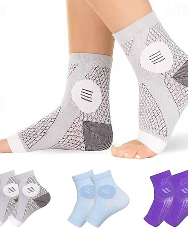  1 Paar Neuropathie-Socken für Damen und Herren – Zehenlose Kompressionsstrümpfe, Fußneuropathie-Socken, periphere Neuropathie-Socken, diabetische Neuropathie-Socken, Arthritis-Socken