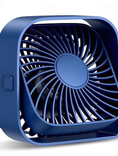  Ultra-leiser USB Schreibtischventilator – Mini 3-Geschwindigkeits-Tischventilator zur Kühlung im Wohnheim Büro Schlafzimmer