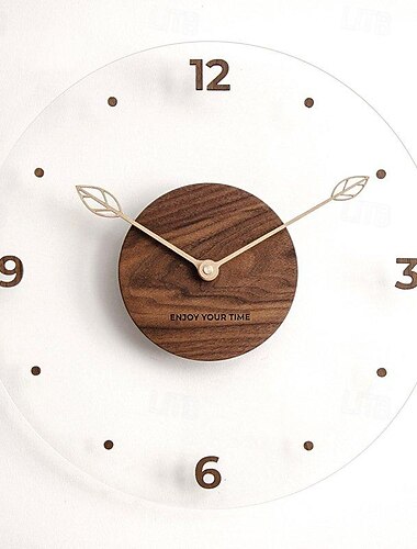  Wall Clock Non Ticking Bedroom Clock 30 35 40 cm Digital Wall Mounted Kitchen Clocks Wall Hanging Clock Wall Silent Clock Minimalistic Decor Stylish Clock Battery Wood Acrylic