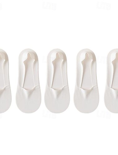  5 teile/satz ice silk boot socken frauen frühling sommer dünne nicht-slip socken baumwolle bottom socken high heels flach mund unsichtbare socken