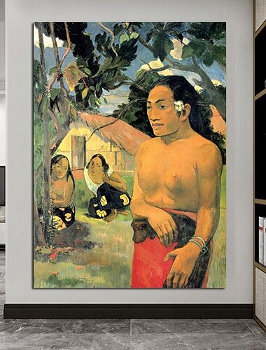  paul gauguin olejomalba ručně malovaná olejomalba zeď slavný abstraktní paul gauguin vintage akt portrét malba domácí dekorace výzdoba srolované plátno bez rámu nenatažené