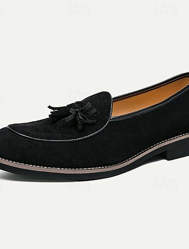  Herren Loafer & Slip On Formale Schuhe Abendschuhe Kunstleder Komfortabel Rutschfest Halbschuhe Schwarz Grün Beige