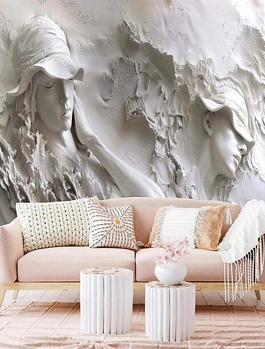  coole Tapeten 3D-Tapete Wandbild Wandaufkleber Bedrucken Abziehen und Aufkleben Abnehmbarer selbstklebender geheimer Wald PVC / Vinyl Wohndekor
