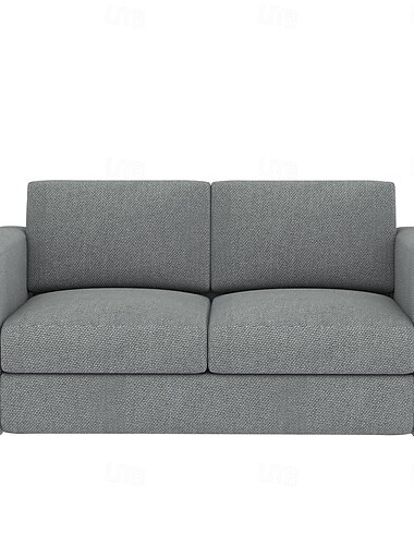  2-Sitzer Sofa Bezug einfarbige Überzüge