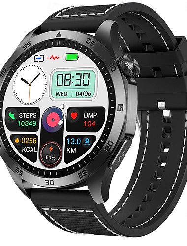  Smart Watch für Männer - ECG Blutdruck Körpertemperaturüberwachung IP68 wasserdichter Fitness Tracker​