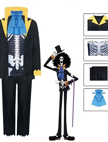  One Piece Puro Anime Cosplay-Asut Cosplay-puvut Halloween Karnevaali Naamiaiset Asu Käyttötarkoitus Miesten Aikuiset