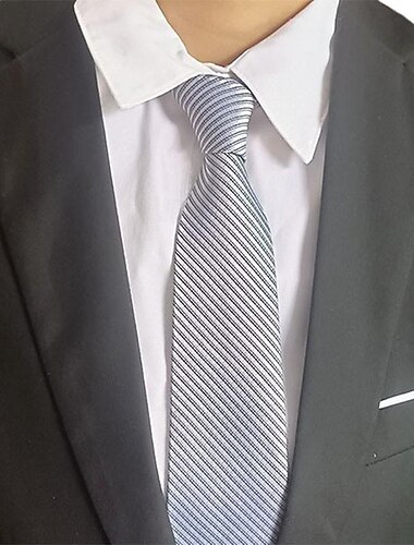  1 stück hellgrau mann krawatte business manager krawatte breite 8 cm bräutigam trauzeuge krawatte