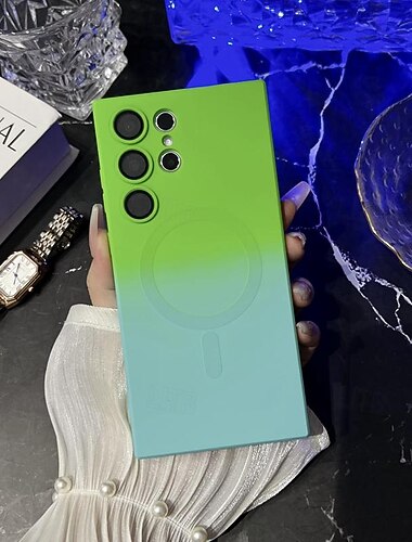  puhelin Etui Käyttötarkoitus Samsung Galaxy S25 S24 S23 S23 FE S22 S21 Ultra Plus S20 Takakuori Tukee langatonta latausta Iskunkestävä TPU Pinnoitus