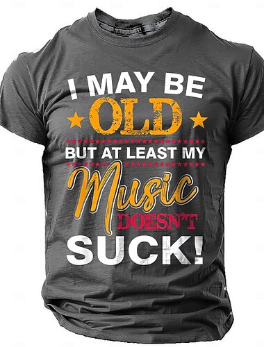  Voor heren Grafisch T-shirt Korte mouw T-shirt 3D-afdrukken Strakke ronde hals Overhemd Dagelijks Ontwerper Retro vintage Buitensporten Feestdagen Uitgaan blauw Groen Grijs Lente zomer Kleding S M L