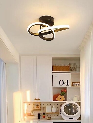 LED-Deckenleuchte 26 cm 1-flammig Warmweiß+Weiß+Kaltweiß Metall Acryl Inseldesign Lackierte Oberflächen Moderner Stil Wohnzimmer Schlafzimmer 110-240 V