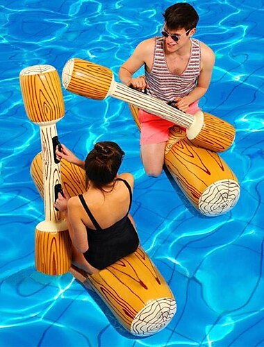  Jeux d'Eau Jouets Gonflables de Piscine Non Toxique Motif géométrique PVC Thème plage Créatif Famille Extérieur Correspondre Eté Tous Enfant Adulte
