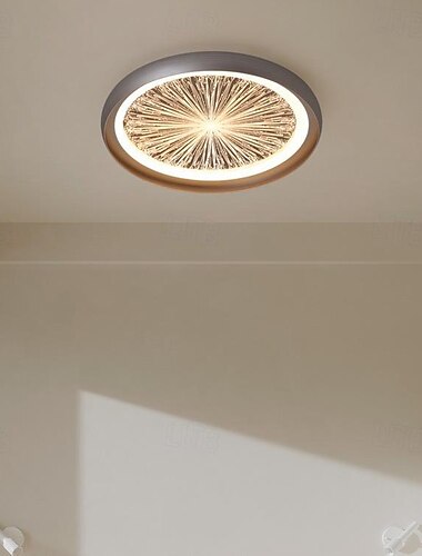  LED Ceiling Light Flush Mount Fixture 3-Color-Light  1-Light 30/50 cm Modern Bedroom Dining Room 110-240V