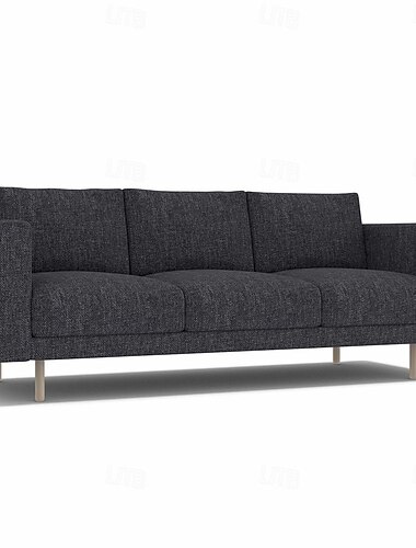  3-Sitzer Sofa-Bezug einfarbige Bezüge