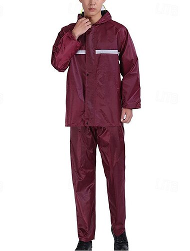  Unisexo Capa de Chuva de Trilha Ao ar livre Prova-de-Água Respirável Resistente ao vento Roupas de caminhada Roupas de caminhada Primavera Outono Capa de chuva Acessórios para Chuva Casacos com
